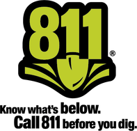 Vertical call 811 before you dig 